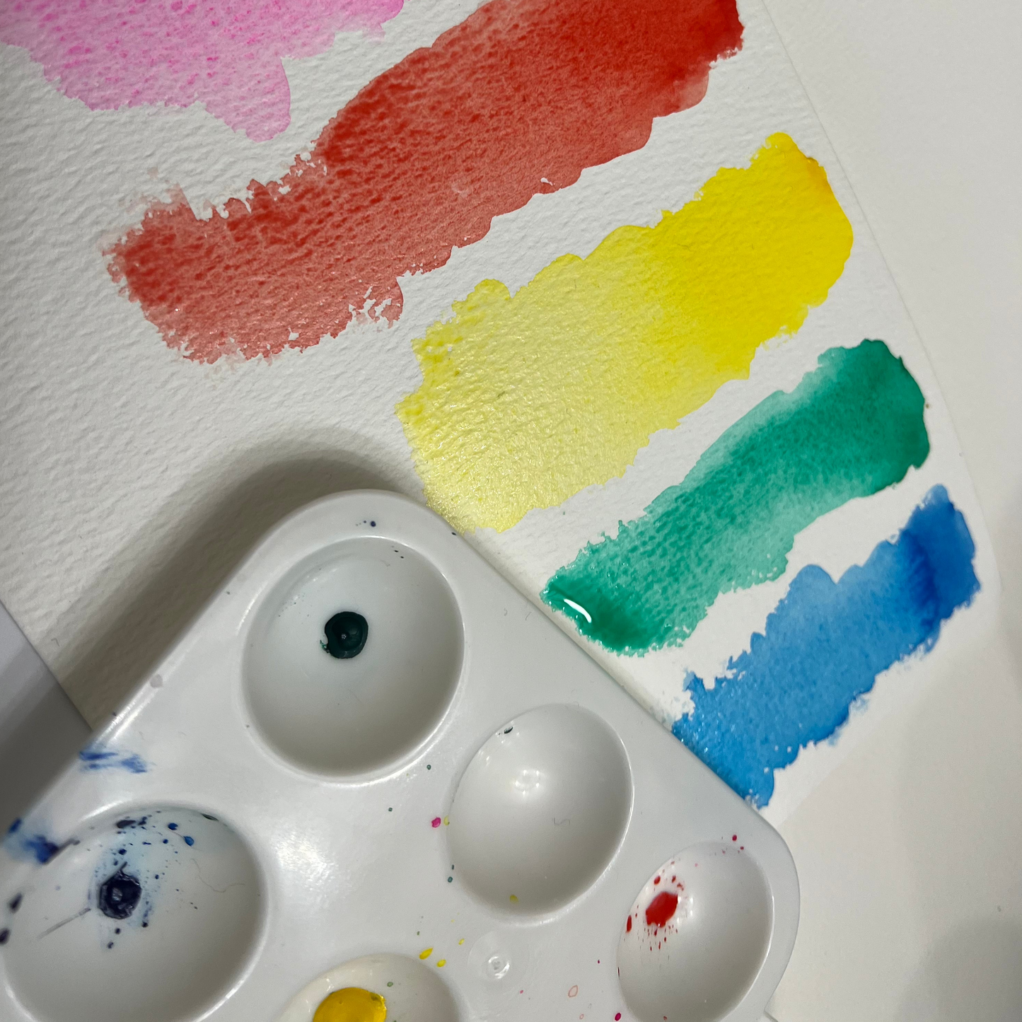 Floral Flamingo Watercolor Kit