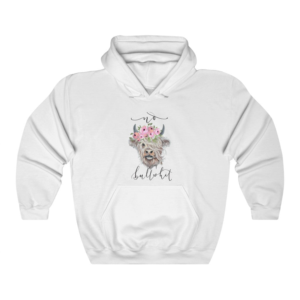 Unisex Heavy Blend™ Hooded Sweatshirt with Buttercup the Highland cow Orignal Artwork