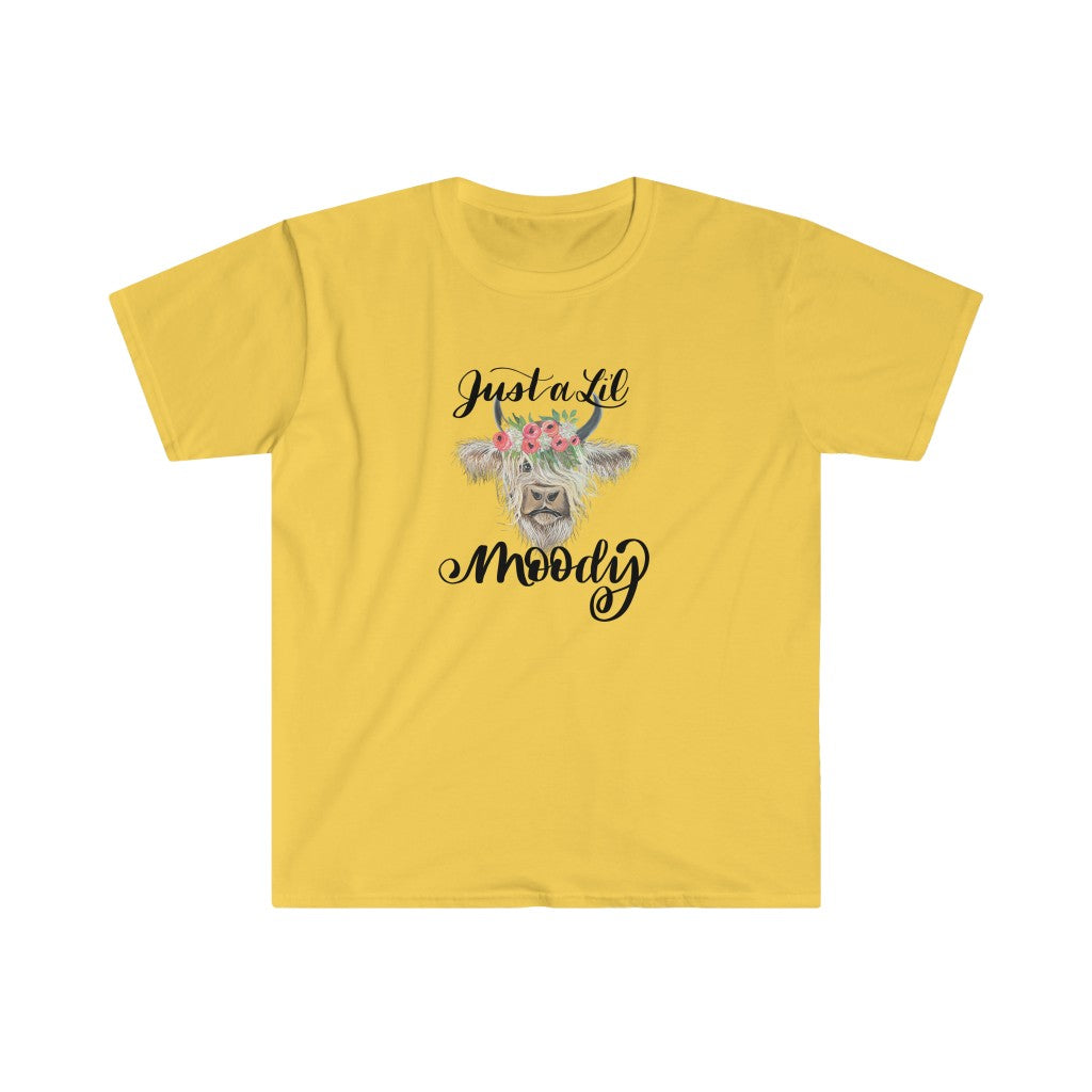 Just a Lil’ Moody - Buttercup- Unisex Softstyle T-Shirt