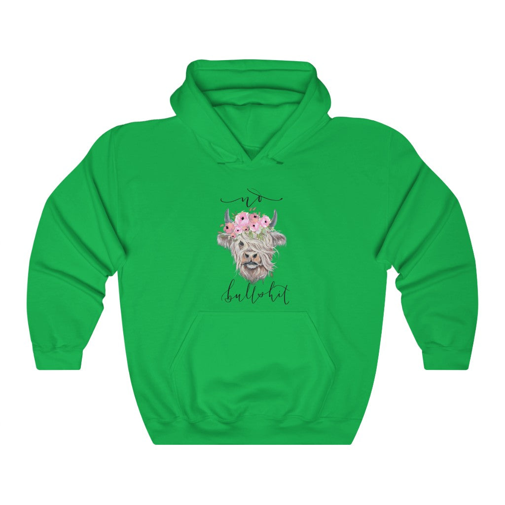 Unisex Heavy Blend™ Hooded Sweatshirt with Buttercup the Highland cow Orignal Artwork