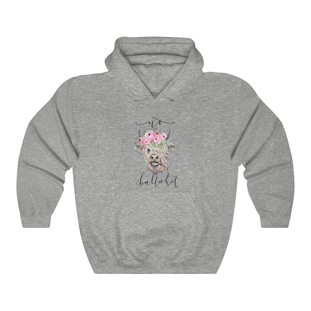 Unisex Heavy Blend™ Hooded Sweatshirt with Buttercup the Highland cow Orignal Artwork