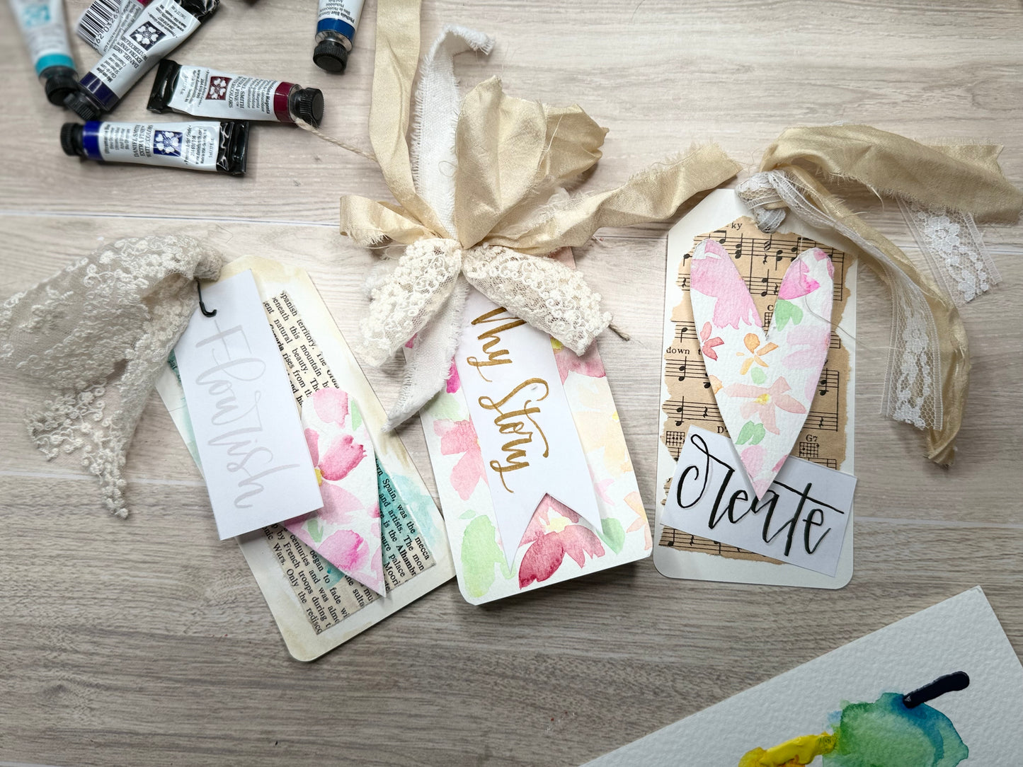 Junk Journal Jubilee Watercolor Optional Tag Kit