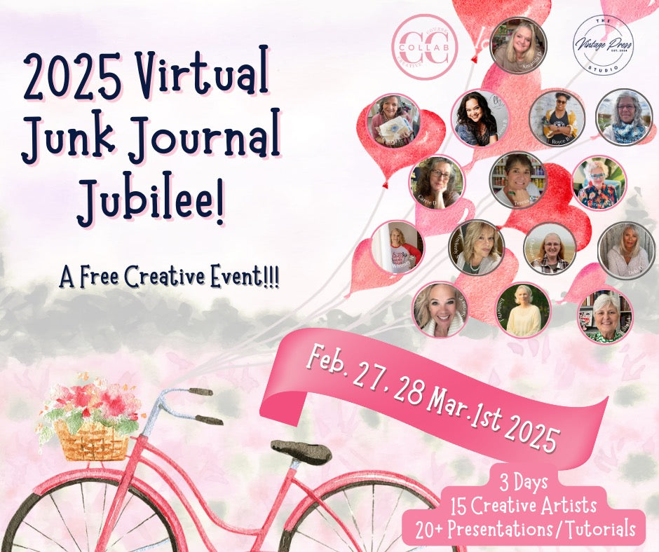 Junk Journal Jubilee Watercolor Optional Tag Kit